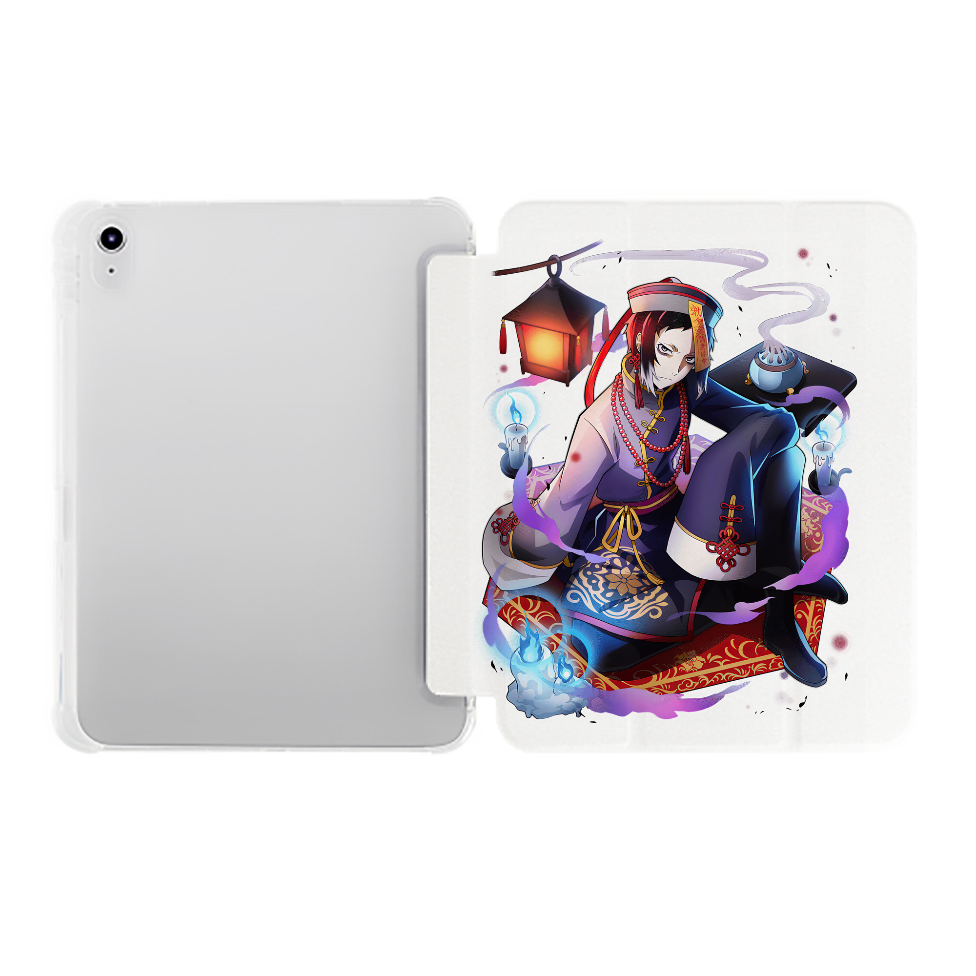 （画像用） 文豪ストレイドッグス Bungo Stray Dogs IPad ケース ペン収納付き 三つ折りスタンド PUレザー×シリコン 対応機種9.5/10.5/10.9インチ